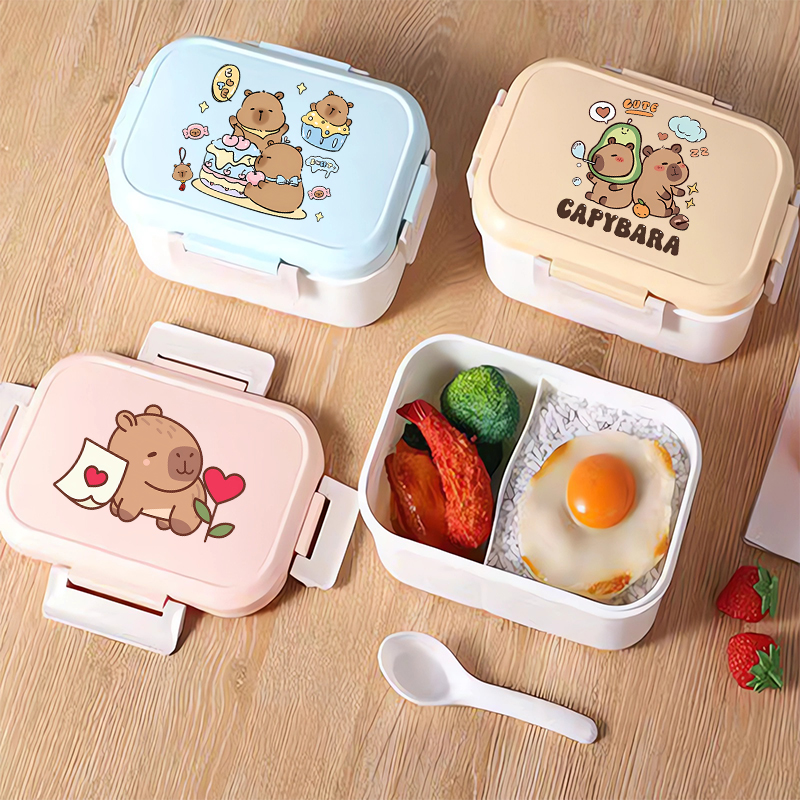 Capybara Bento Lunch Box Carto - Food Storage In Room のレビューと価格