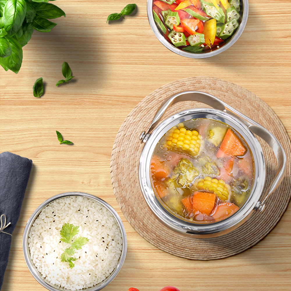 Stainless Insulated Lunch box  - Food Storage Warmer のレビューと価格