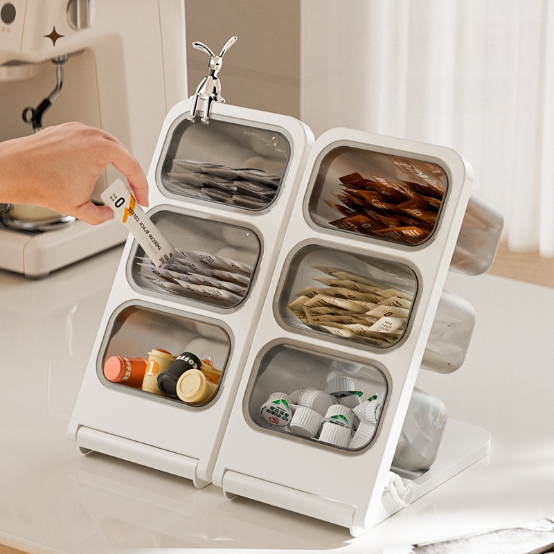 3 Tier Tea Bag Organizer Plast - Food Storage Box Large のレビューと価格