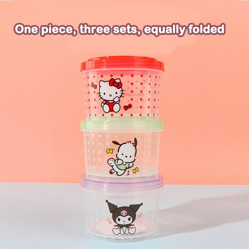 Kitty Bento Box Set 3 Pieces C - Food Storage In Room のレビューと価格
