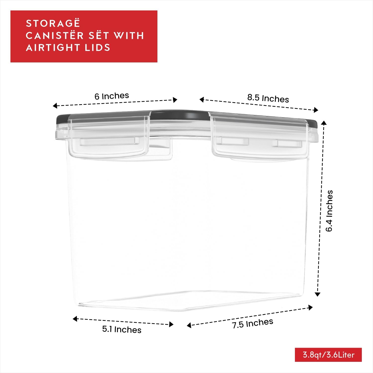 Flour Sugar Storage Containers - Food Storage Containers Set のレビューと価格