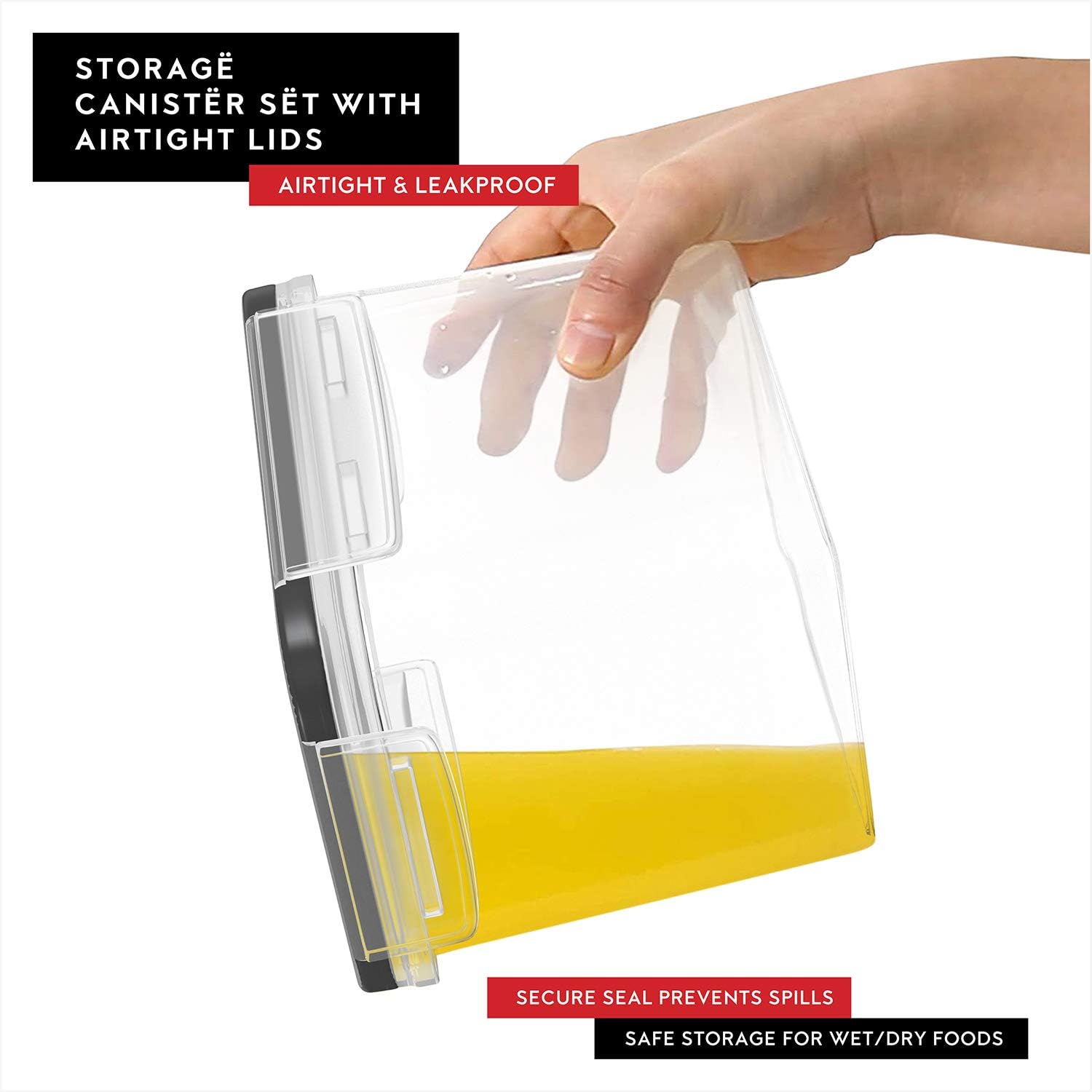 Flour Sugar Storage Containers - Food Storage Containers Set のレビューと価格